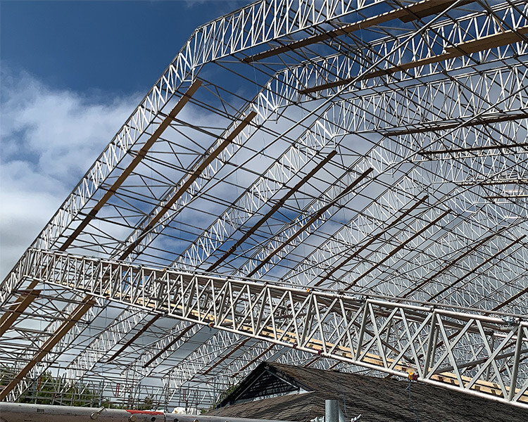 Scaffold Refurbishment Project on Tidworth Gymnasium